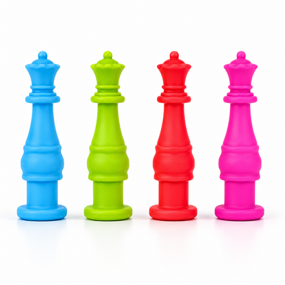 Silicone Chewable Pencil Toppers (Chess Piece)