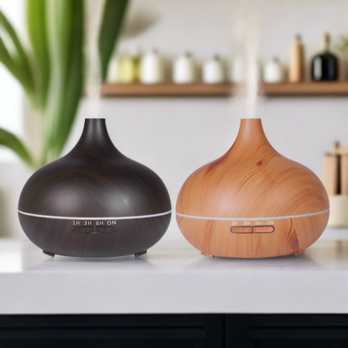 Wood Grain Ultrasonic Aroma Diffuser