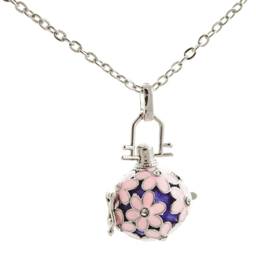 Stainless Steel Round Diffuser Necklace