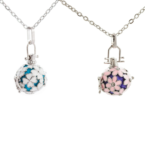 Stainless Steel Round Diffuser Necklace