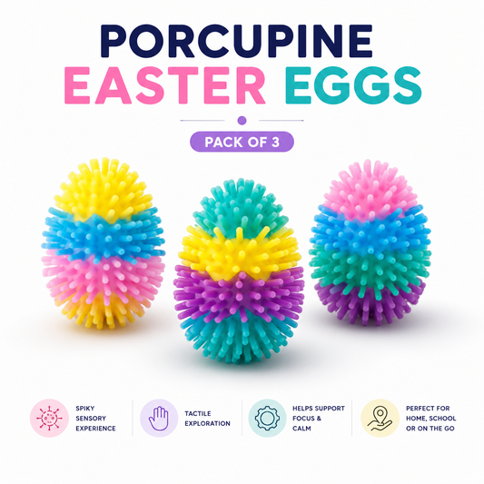 Porcupine Easter Eggs (Pack of 3)