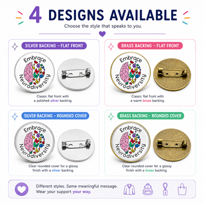 Lapel Pin (Embrace Neurodiversity)