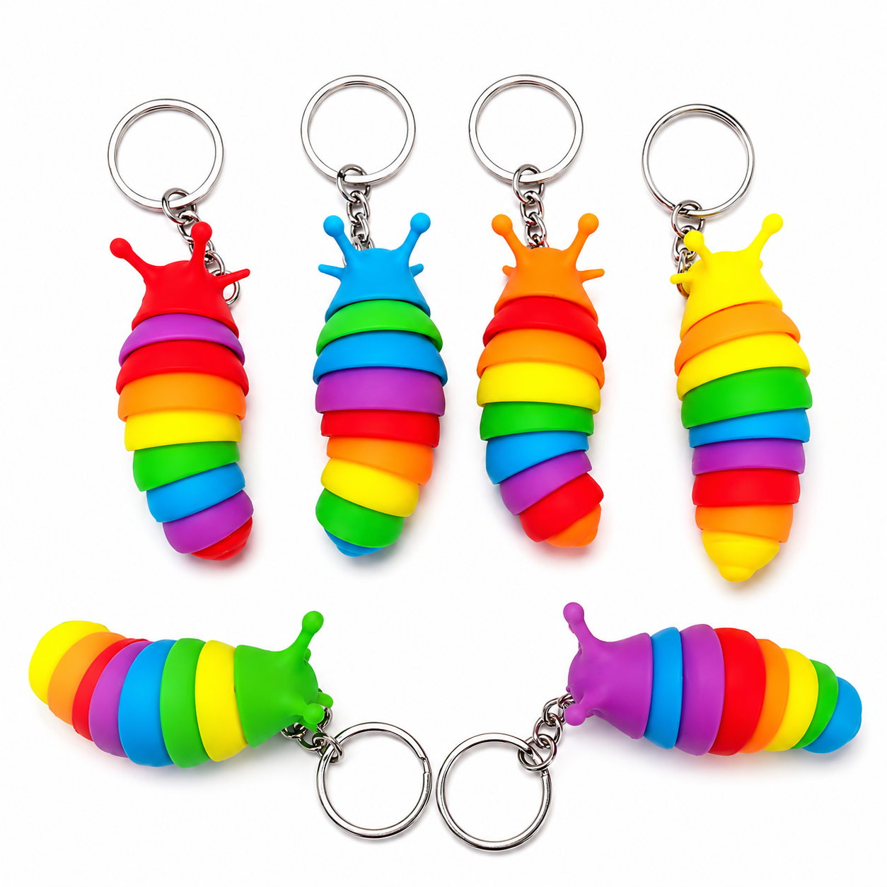 Fidget Slug Keychain