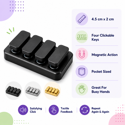 Four Key Fidget Clicker
