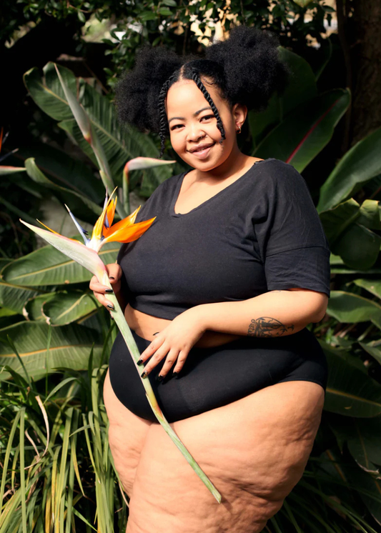 Hubba Hubba High-Cut Brief - Black