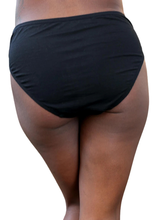 Hubba Hubba Mid-Rise Bikini - Black