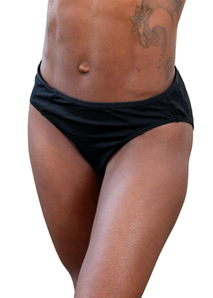 Hubba Hubba Mid-Rise Bikini - Black
