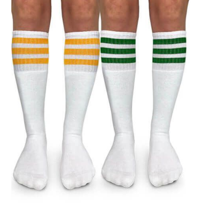 Jefferies Socks Stripe Knee High Seamless Tube Socks