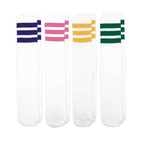 Jefferies Socks Stripe Knee High Seamless Tube Socks