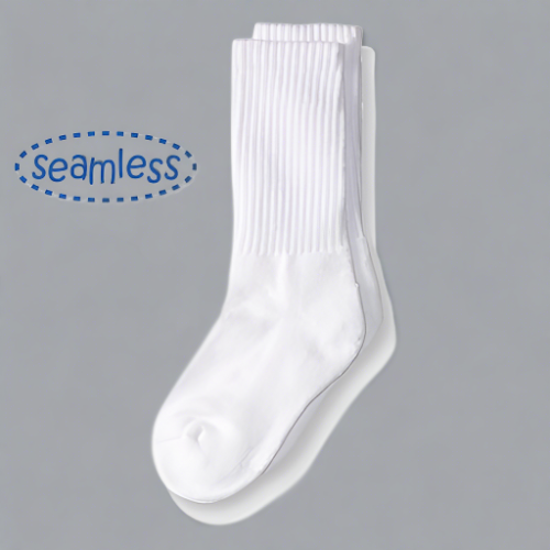 Jefferies Socks Seamless Crew Non-Cushion Socks - White