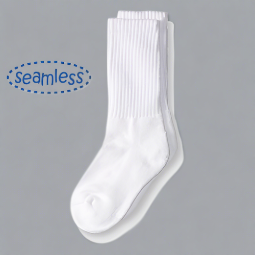 Jefferies Socks Low Seam Crew Non-Cushion Socks - White