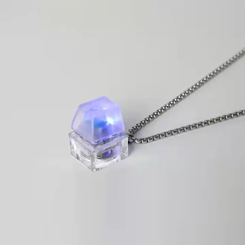 Keyboard Button Necklace