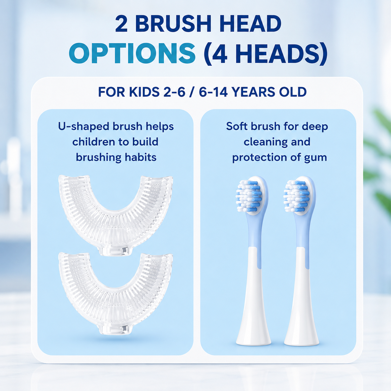 Kids U-Shaped Electric Toothbrush (Astronaut)