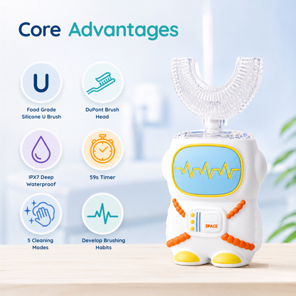 Kids U-Shaped Electric Toothbrush (Astronaut)