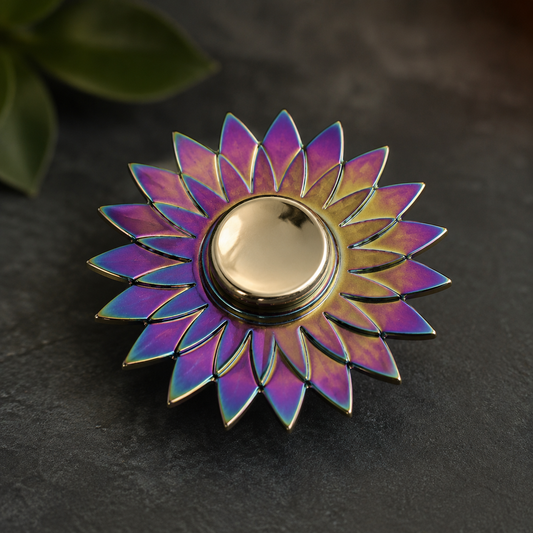 Lotus Flower Metal Fidget Spinner