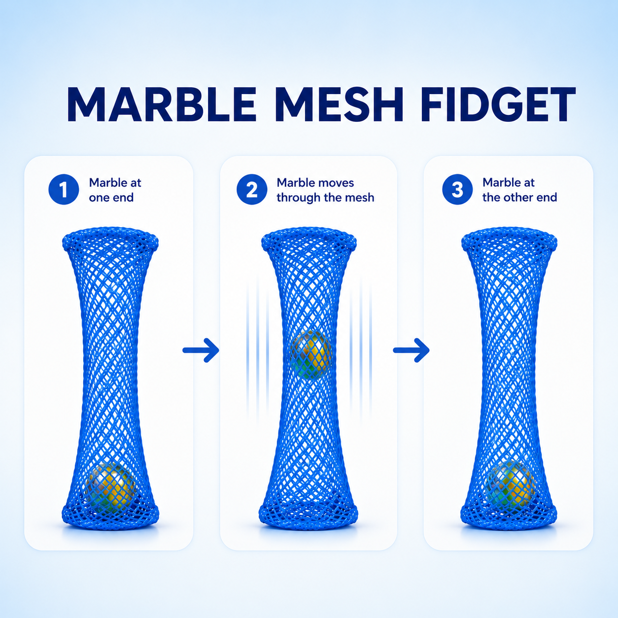 Mesh and Marble fidget - Pack of 2