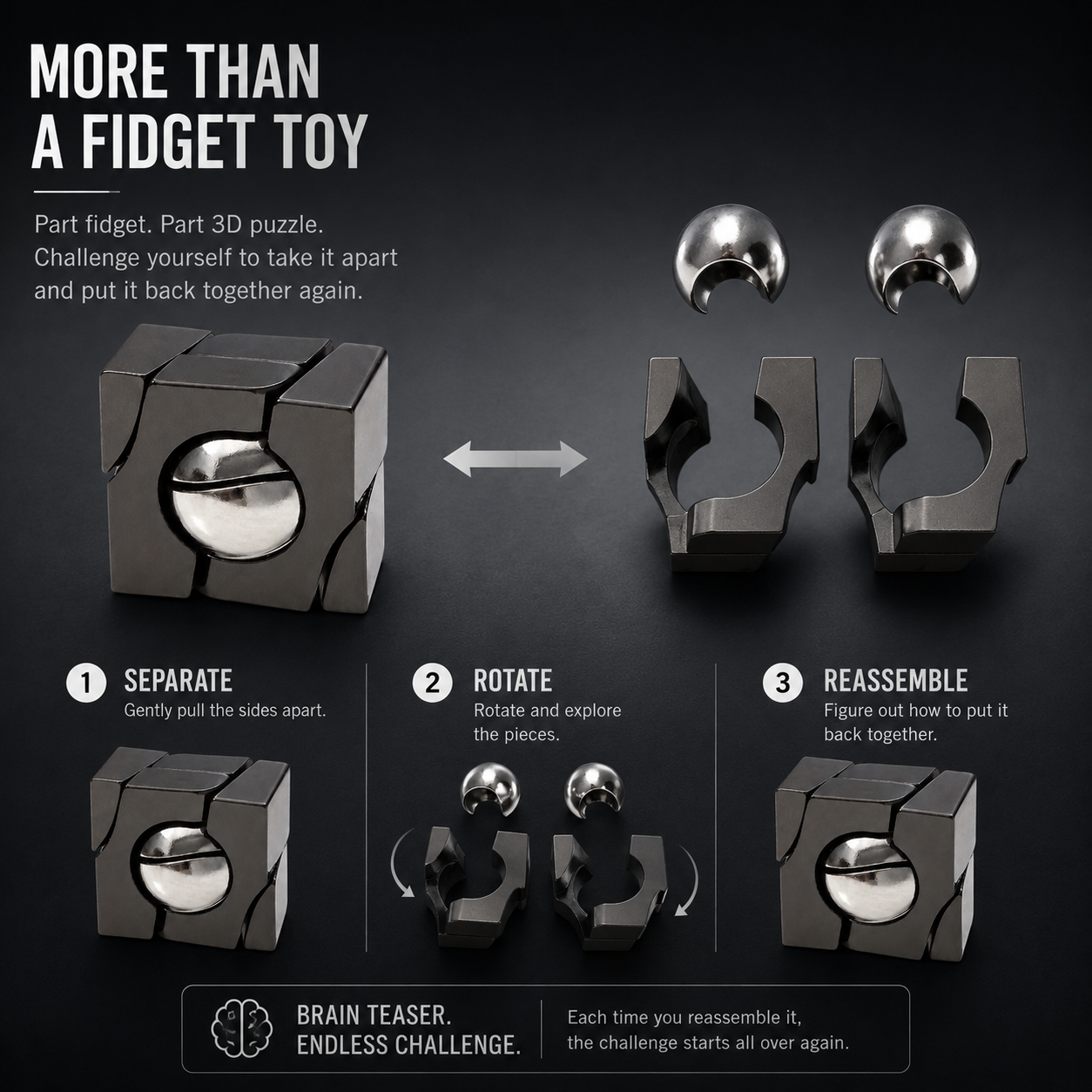 Metal Fidget Puzzle