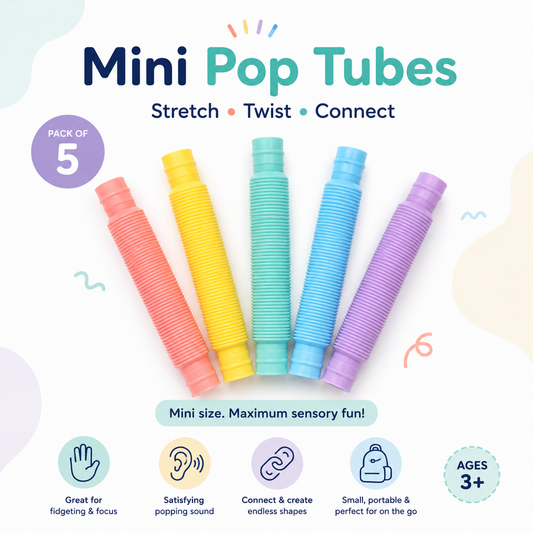 Mini Pop Tubes (Pack of 5)