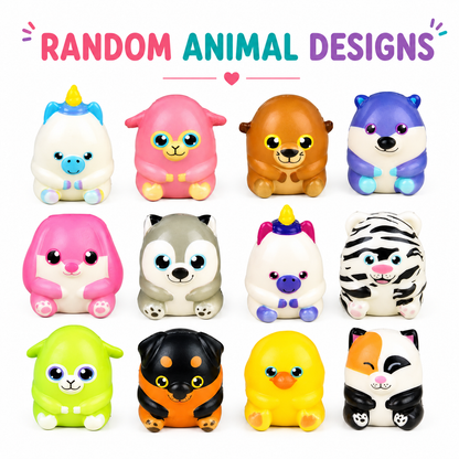 Mini Animal Slow Rising Squishies (Pack of 3)