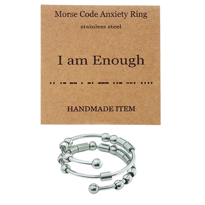 Morse Code Fidget Ring