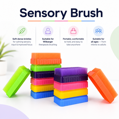 Sensory Therapeutic Brush (Multi-colour)