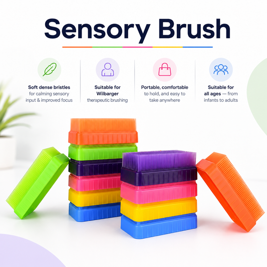 Sensory Therapeutic Brush (Multi-colour)