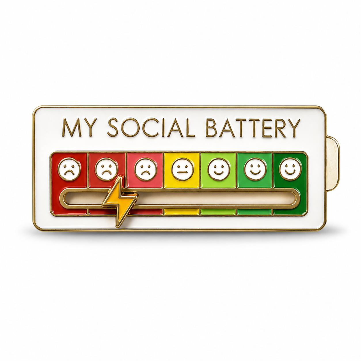 My Social Battery Pin