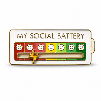 My Social Battery Pin