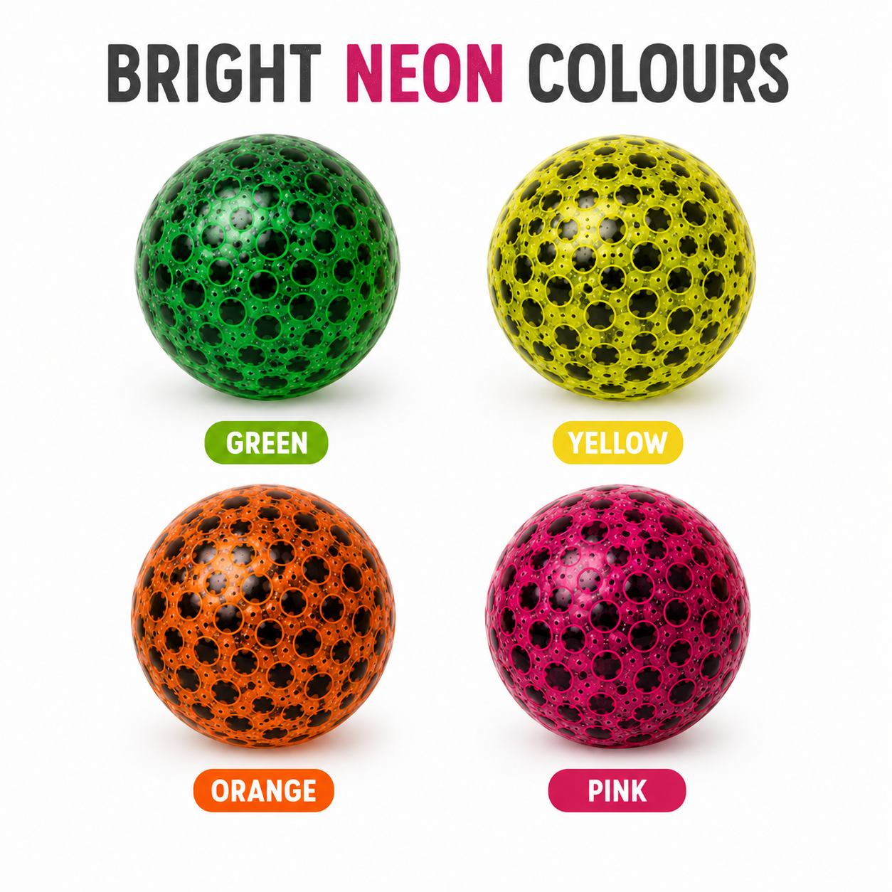 Neon Water Bead Squeeze Ball
