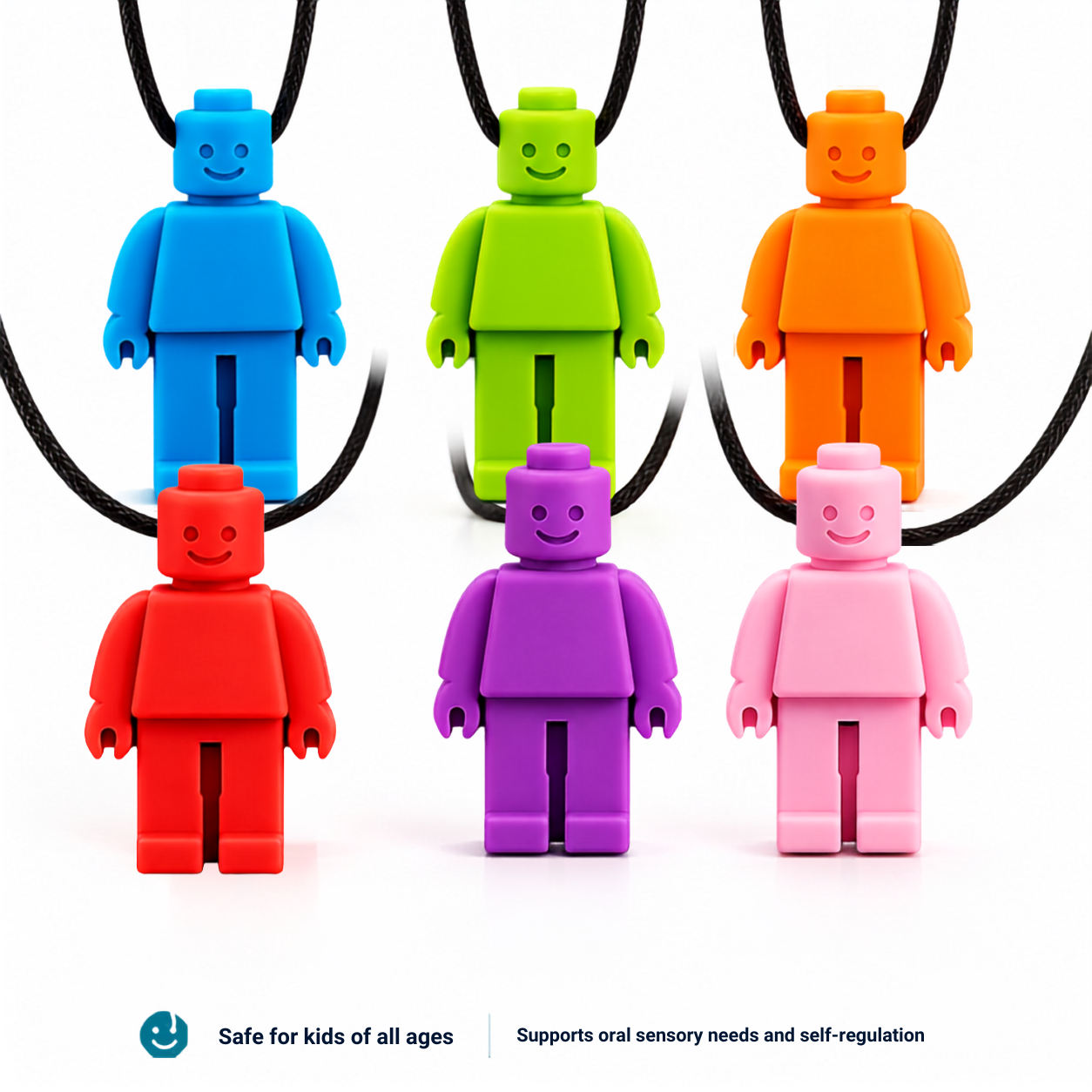 Sensory Chewable Necklace (Brick buddy)