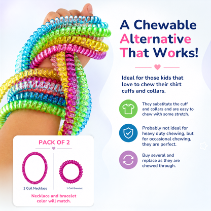 Coil Necklace with Bracelet