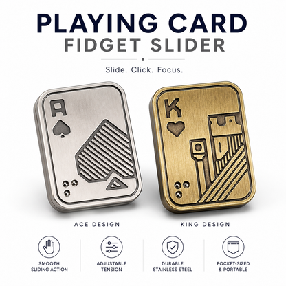 Playing Card Fidget Slider