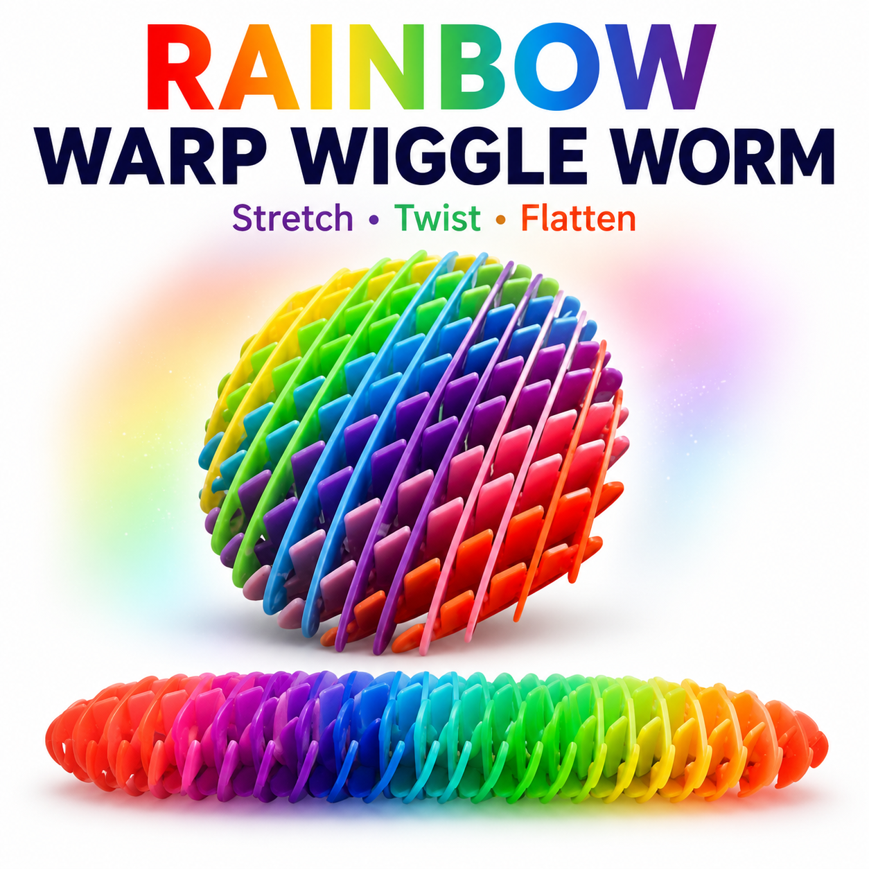 Warp Wiggle Worm (Rainbow)