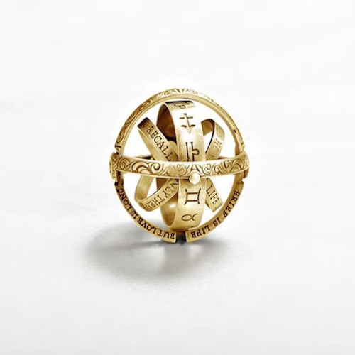 Astronomical Sphere Spinner Ring