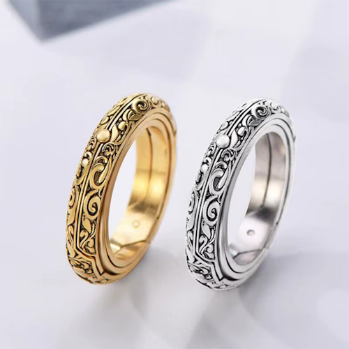 Astronomical Sphere Spinner Ring