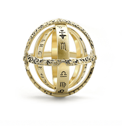 Astronomical Sphere Spinner Ring