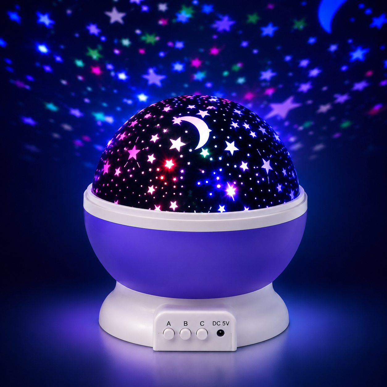 Rotating Star Projector Night Light