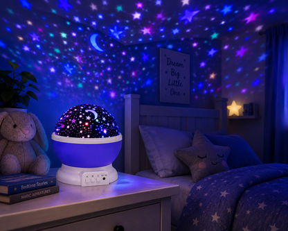 Rotating Star Projector Night Light