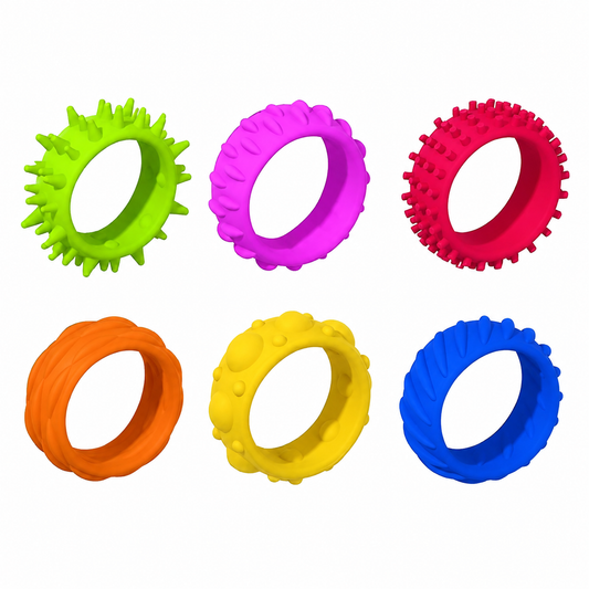 Sensory Fidget Rings (Pack of 6)