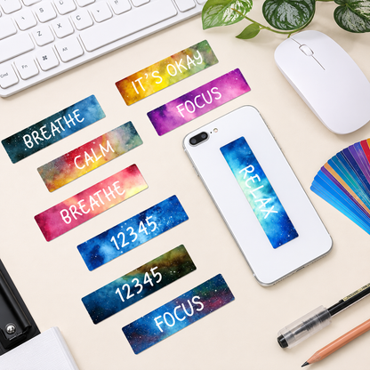 Sensory Textured Slogan Stickers (pack of 5)