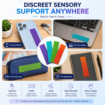 Sensory Textured Stickers (pack of 4)