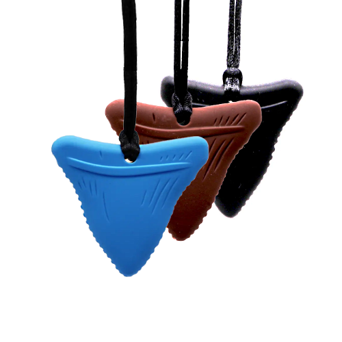 Sensory Chewable Necklace (Shark's Tooth)