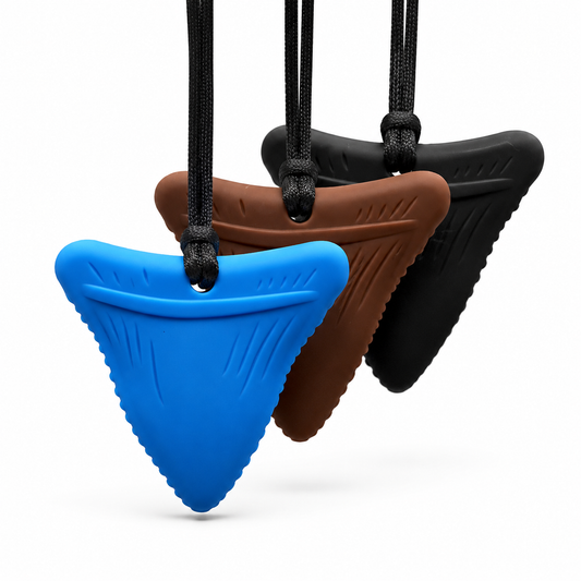 Sensory Chewable Necklace (Shark's Tooth)