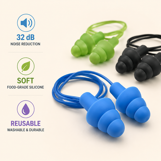 Silicone Reusable Earplugs