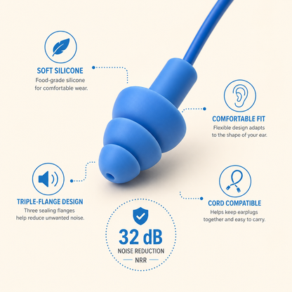Silicone Reusable Earplugs