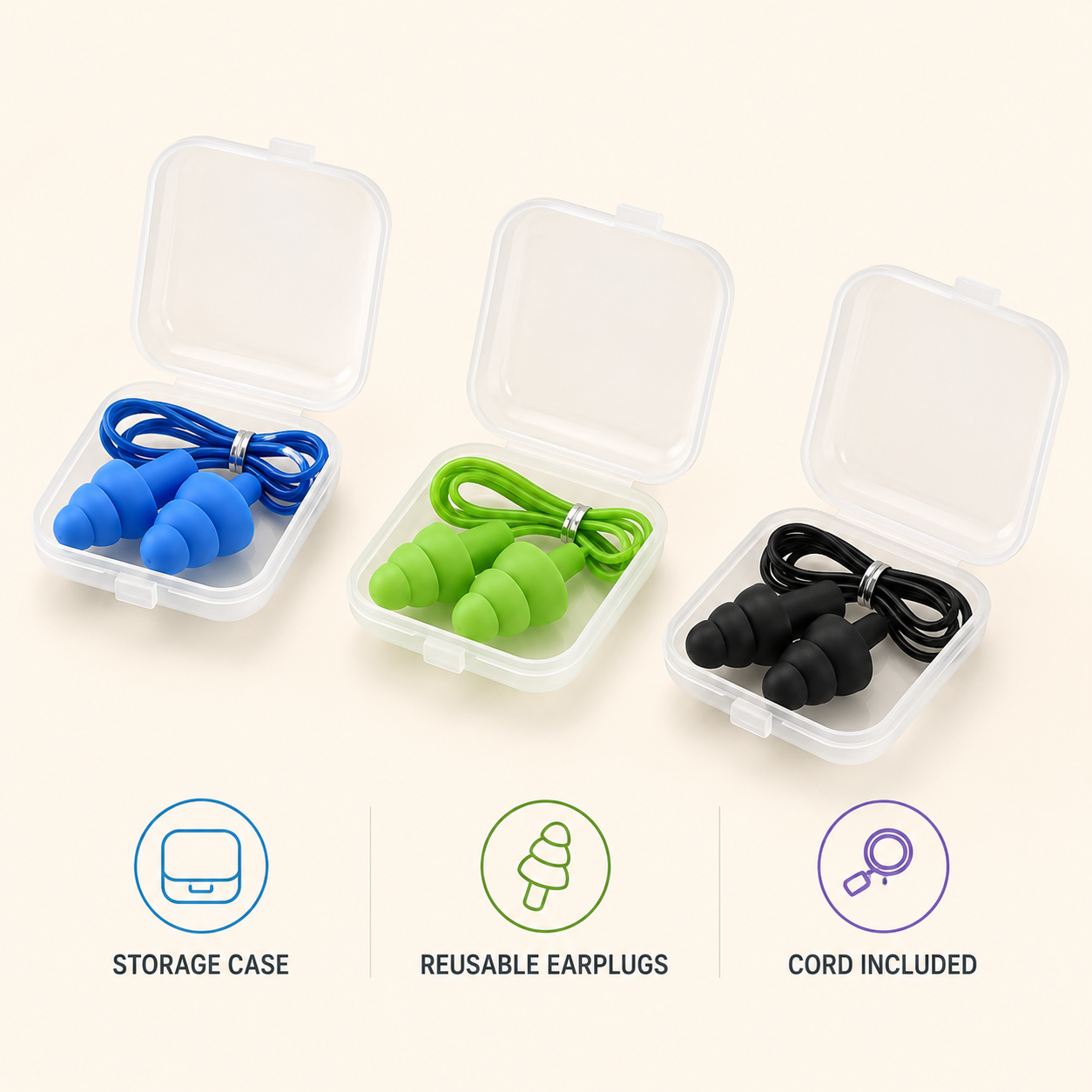 Silicone Reusable Earplugs