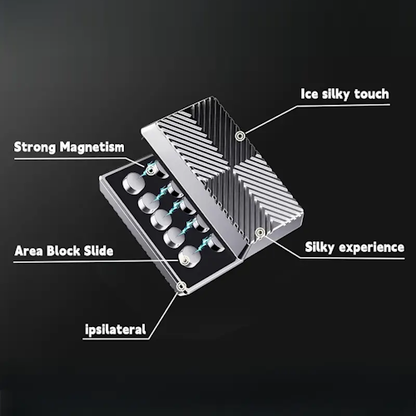 Infinite Metal Fidget Slider (Gunmetal)