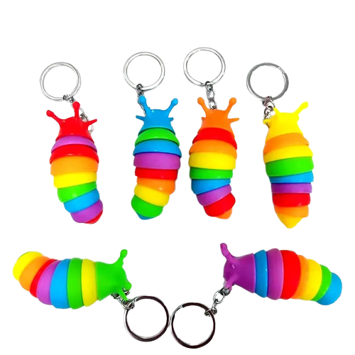 Slug Keychain Module Fidget Slug Keychain – Autism Resources South Africa