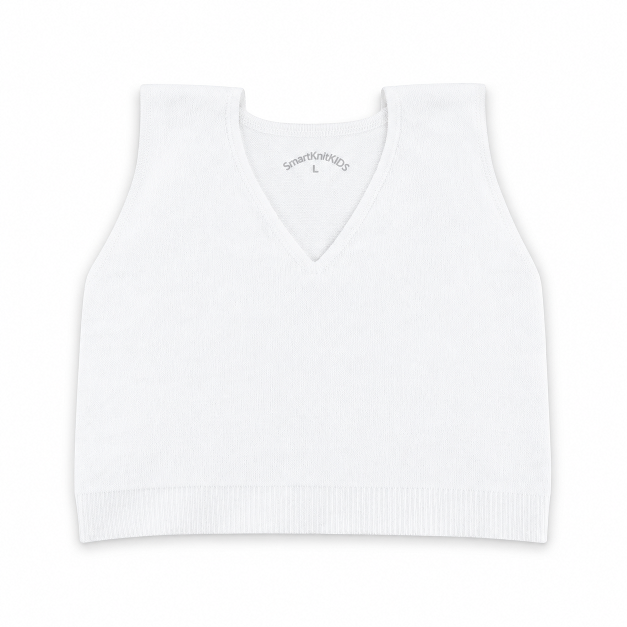 SmartKnitKIDS Seamless Girls Bralette (White)