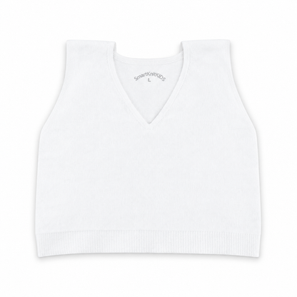 SmartKnitKIDS Seamless Girls Bralette (White)